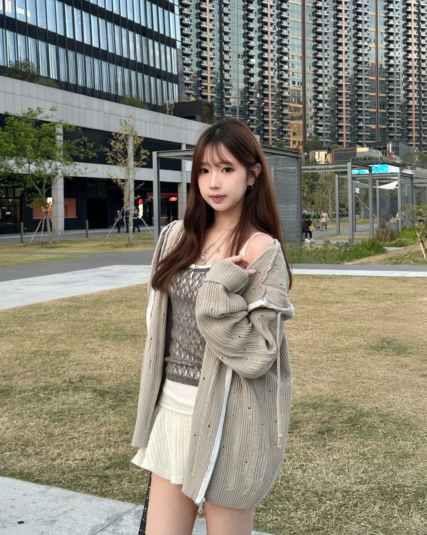 【零秒提升疊穿感🌟】韓系小性感掛脖蕾絲背心