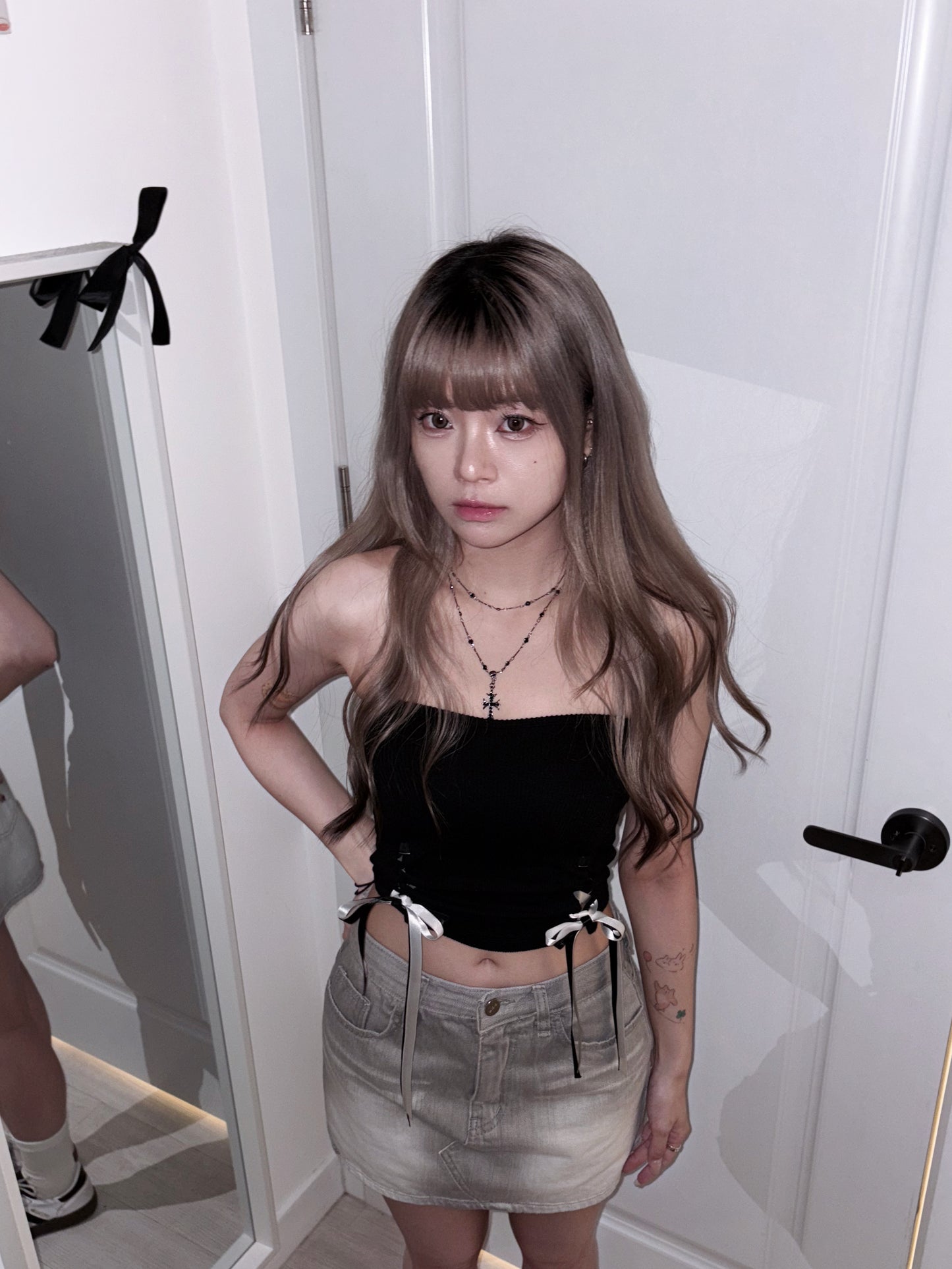 【sexy cute小性感】雙色蝴蝶結絲帶Padded Top