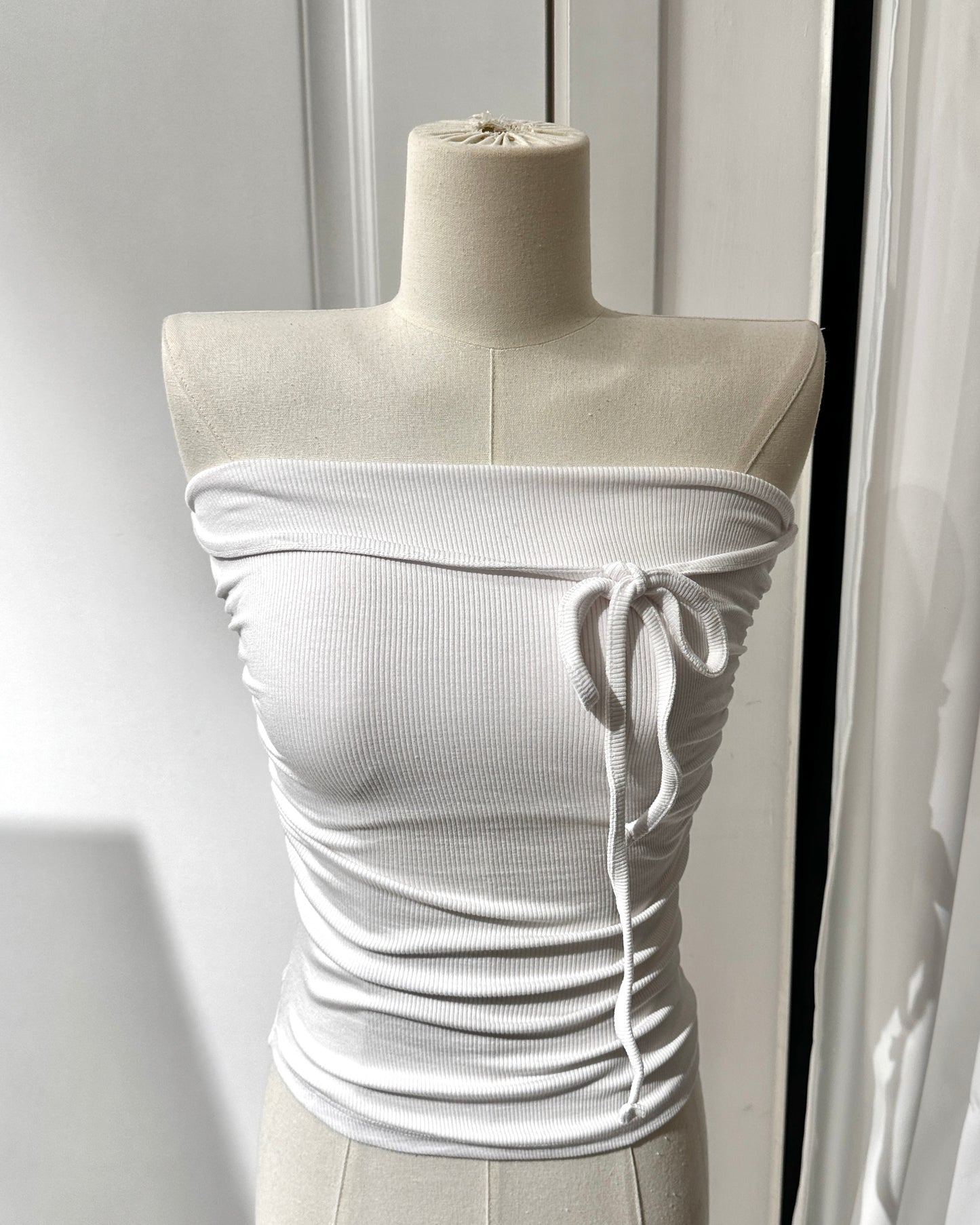 【Daily百搭必備】3 ways綁帶美胸修身Bra Top