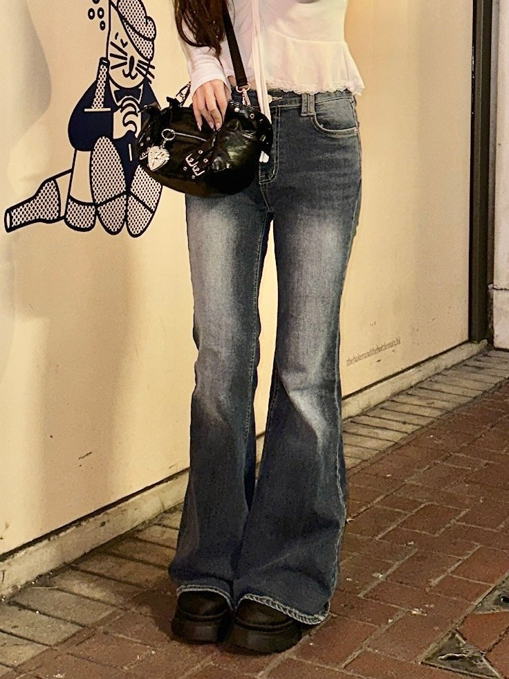 【K.O拖地褲】+7cm 增高顯瘦超厚底懶人免綁Mary Jane皮鞋