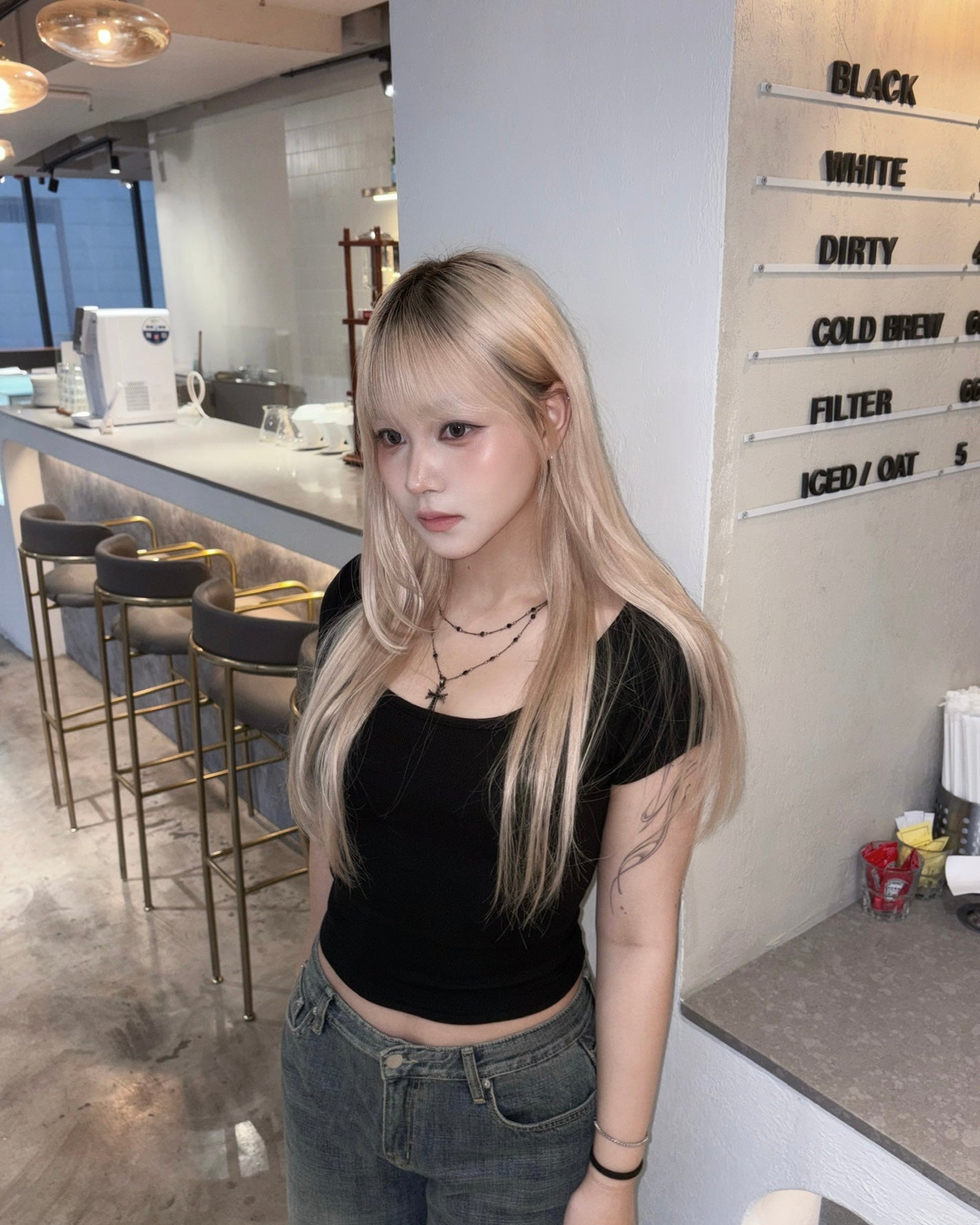 【韓式Clean Fit】Basic彈力Double綁結日常純色Tee