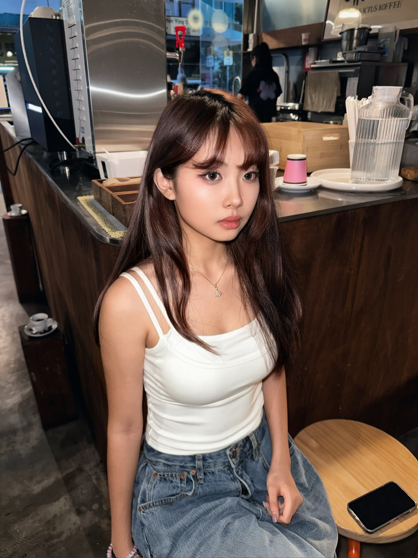 【Daily百搭必備】雙吊帶假兩件疊穿層次Bra Top