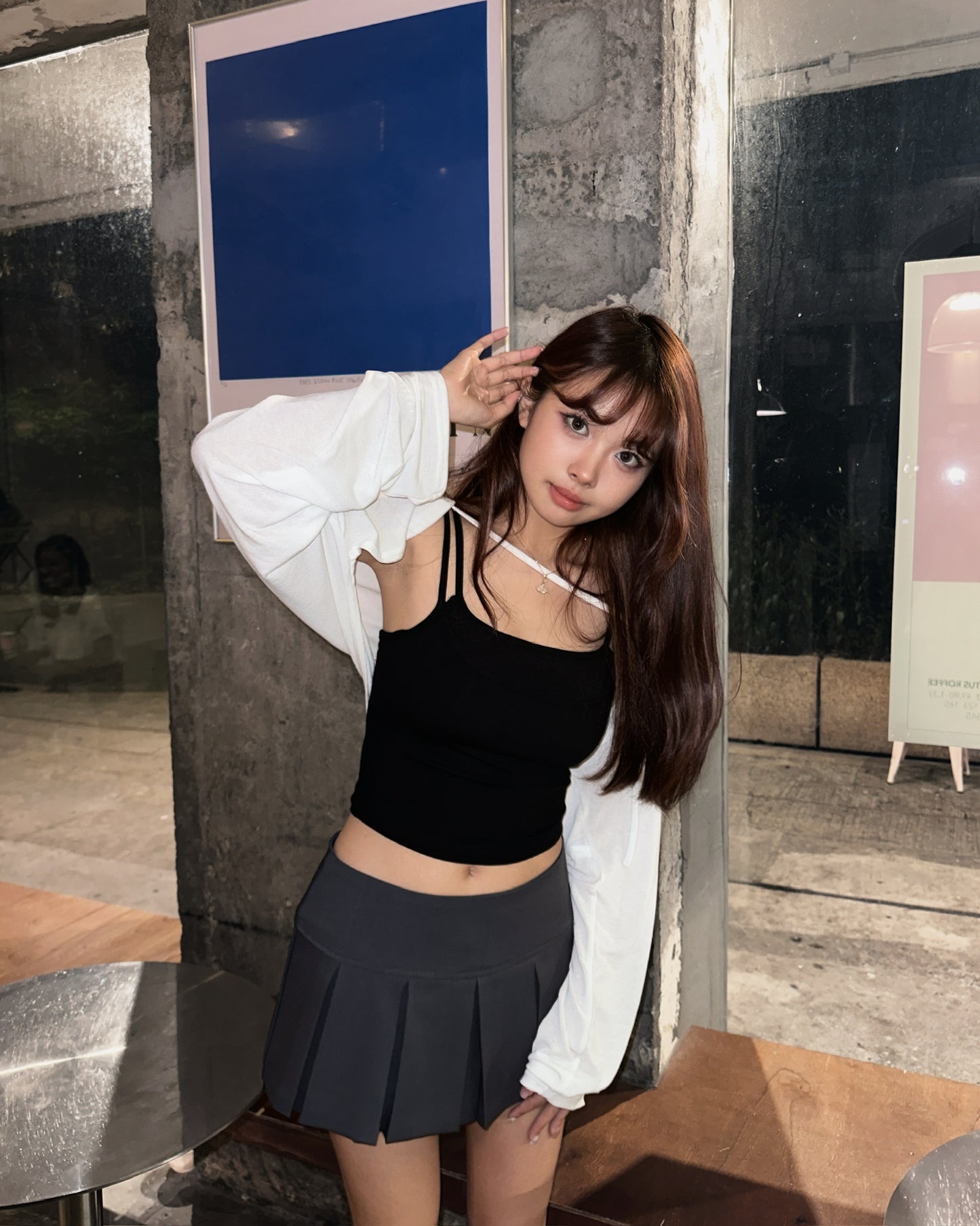 【Daily百搭必備】雙吊帶假兩件疊穿層次Bra Top