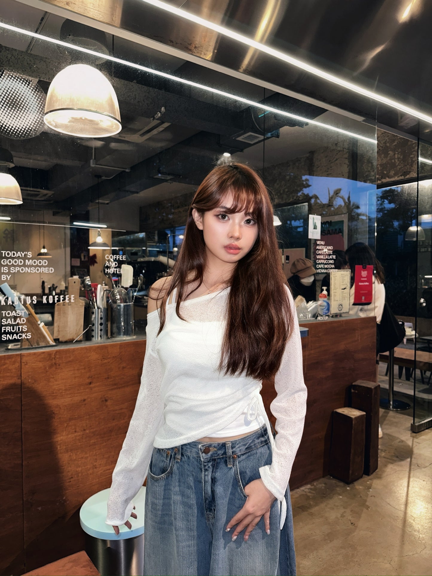 【Daily百搭必備】雙吊帶假兩件疊穿層次Bra Top