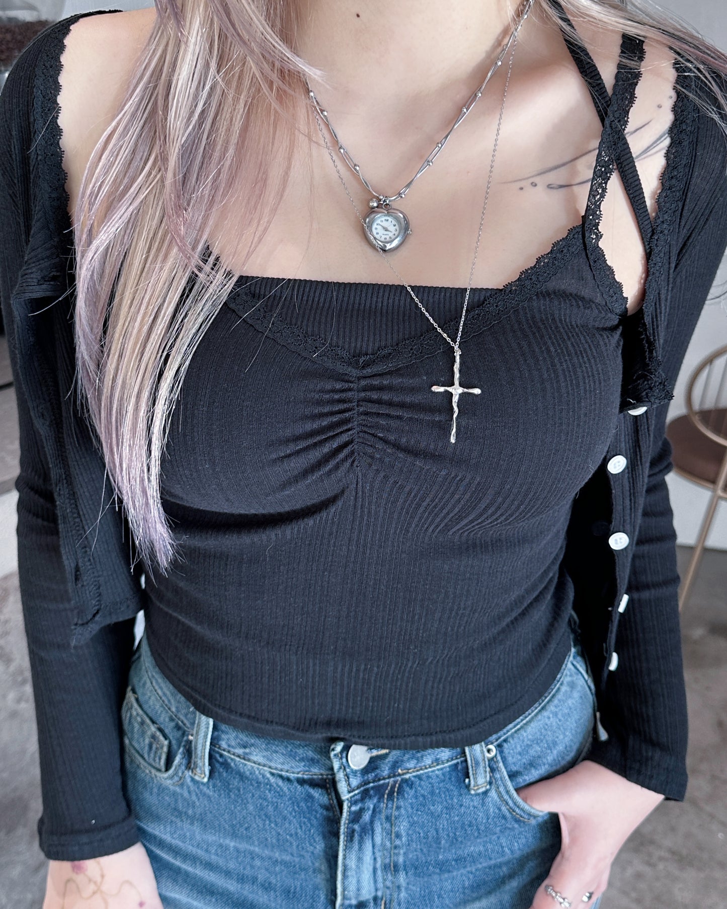 【Daily百搭必備】3 ways綁帶美胸修身Bra Top