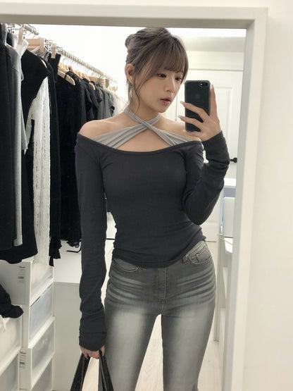【紙片人顯瘦喇叭褲☑️新增顏色】Earl Grey Washed Bootcut Denim淺灰水洗刷白喇叭褲