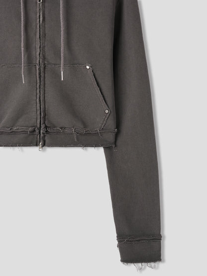 【入冬必備日常外套🍂】Dirty Fit微刷白水洗磨爛風柳釘扣連帽外套