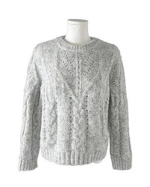 【Wool 16%⛄️禦寒日常百搭款】Vanilatte餅乾圓領混色點點鬆身針織冷衫