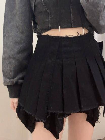 Twinkle Layered A-line Pleated Skirt