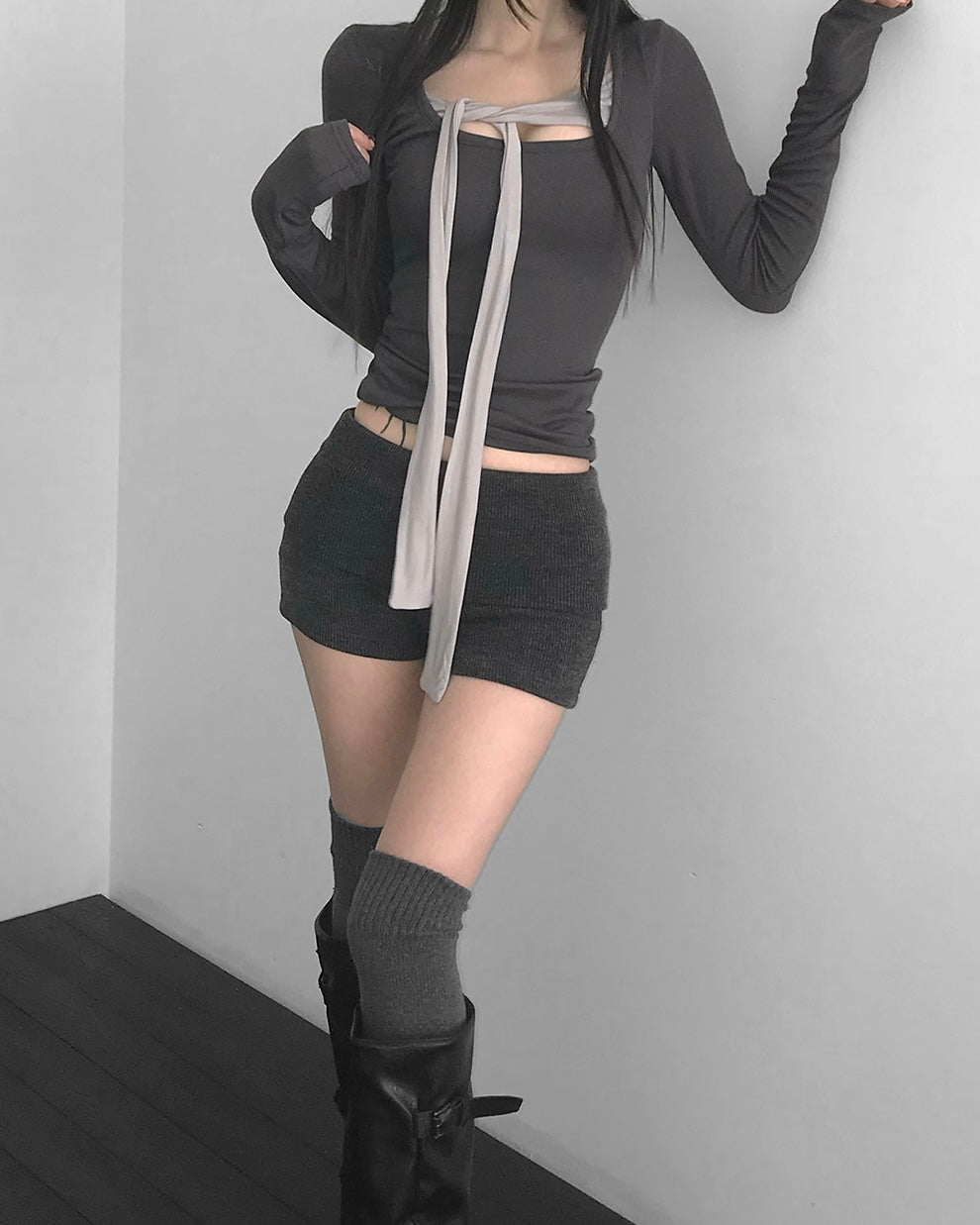 【約會心動單品🌷顯身材首選】Irresistible 芭蕾舞風5 ways綁帶軟滑涼感Top