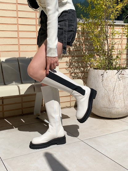 +5cm Slim Fit Basic Riding Boots