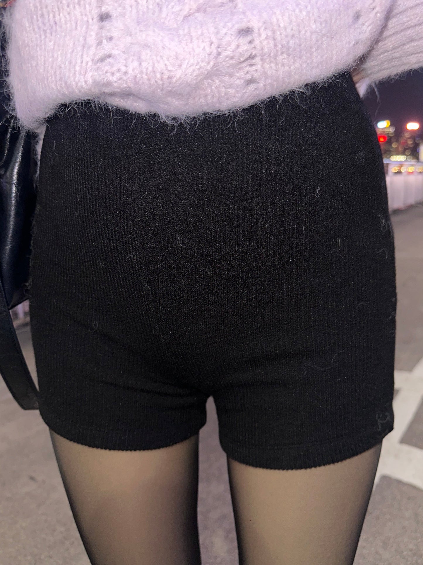 【韓妹人人必有❄️冬天必買打底】 強烈推薦包色！Warm Up抓絨打底高腰針織短褲