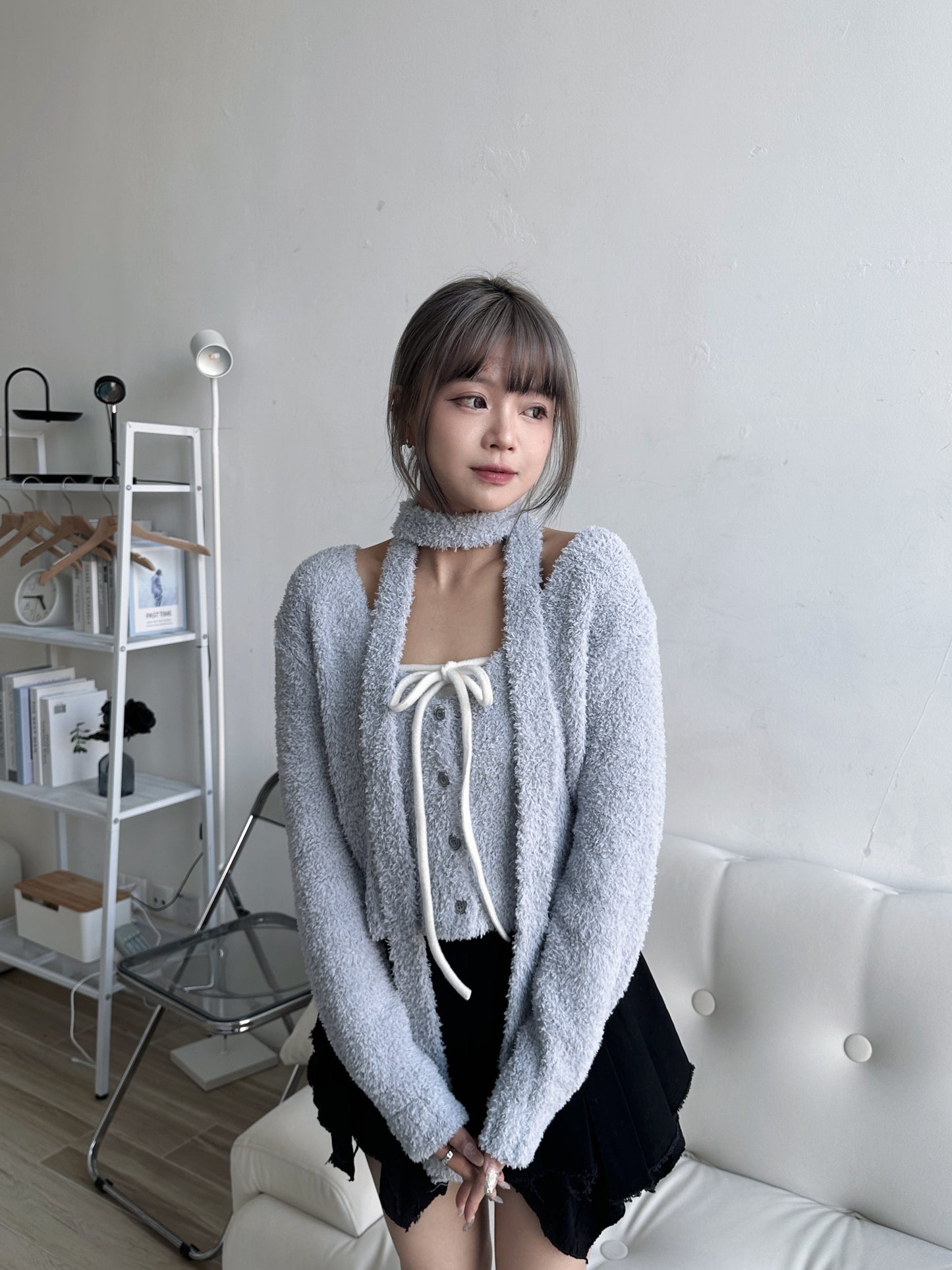 Super Warm☁️Cloudy Marshmellow Muffler Cardigan