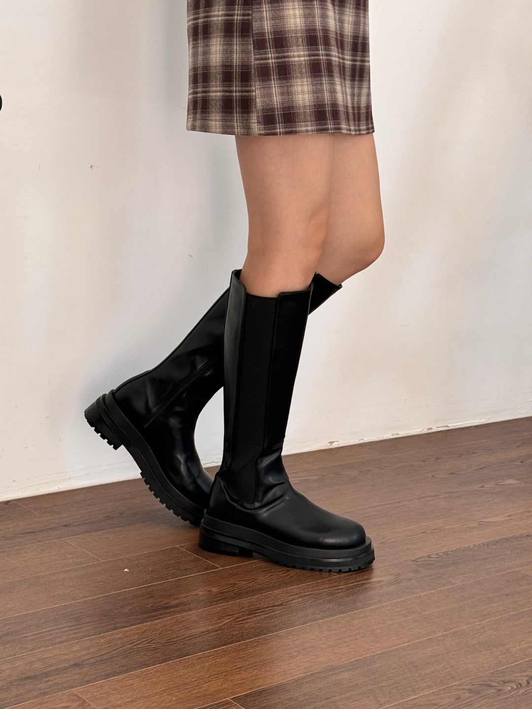 +5cm Slim Fit Basic Riding Boots