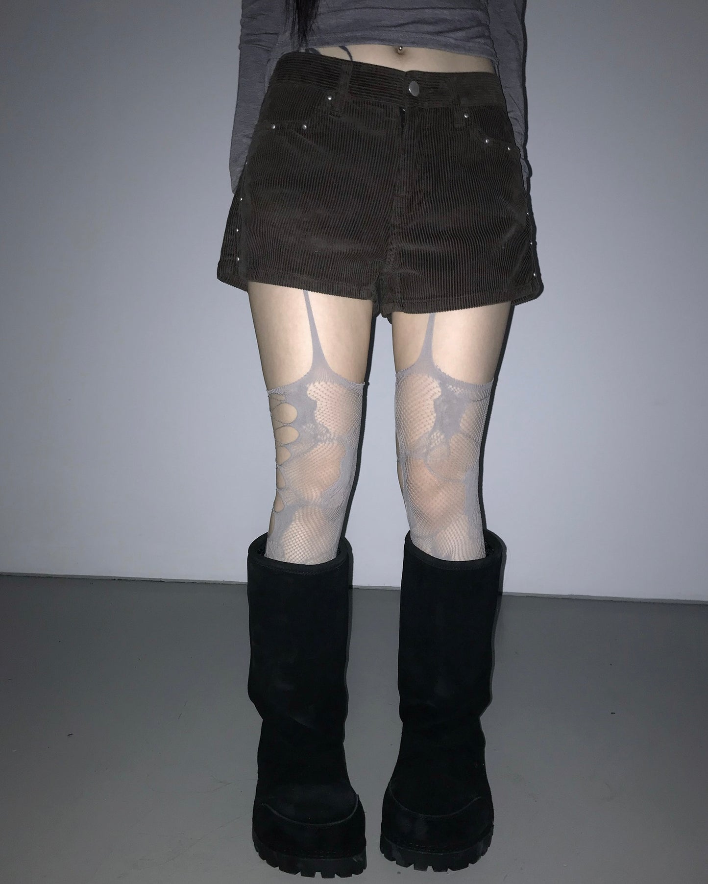 【冬日必備❄️日常百搭款】Sliver Pin燈芯絨A字短褲