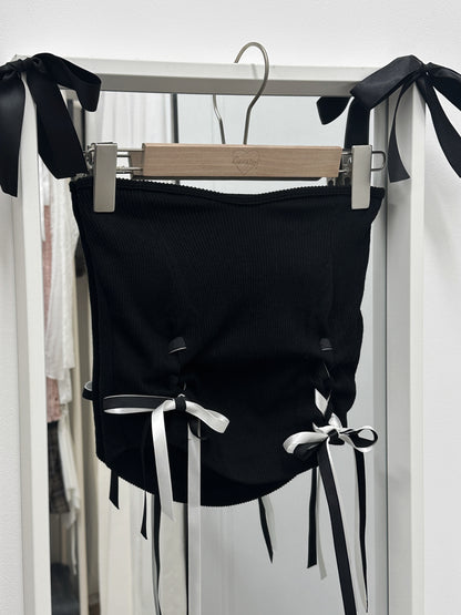【sexy cute小性感】雙色蝴蝶結絲帶Padded Top