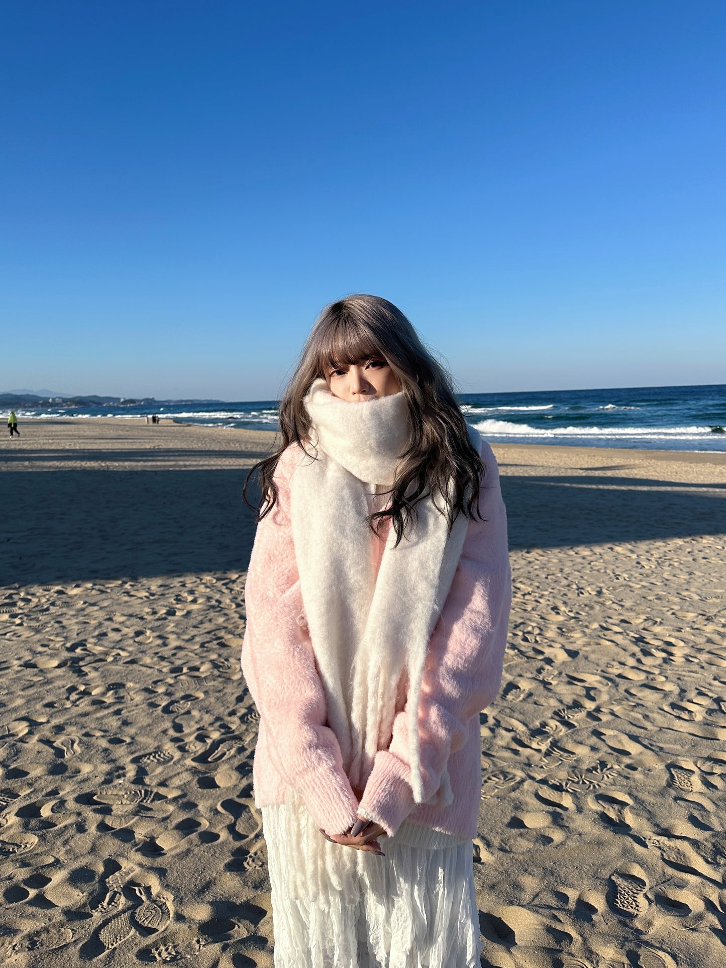 Softy Pastel Warm Muffler