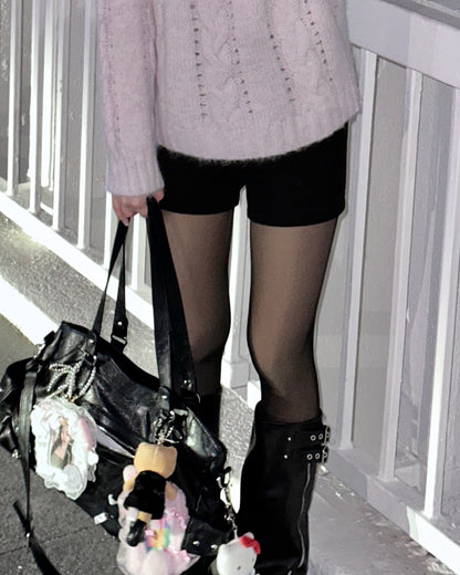 【韓妹人人必有❄️冬天必買打底】 強烈推薦包色！Warm Up抓絨打底高腰針織短褲