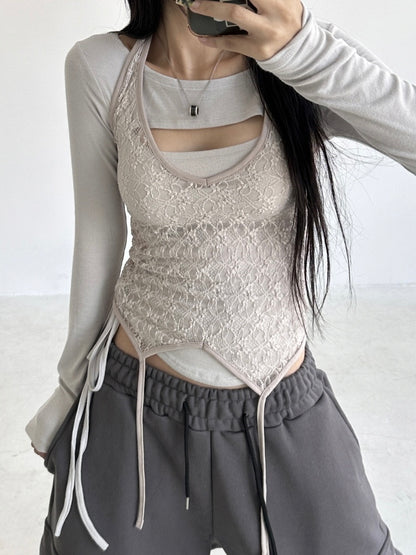 Divine Cross Tie Mochi Top