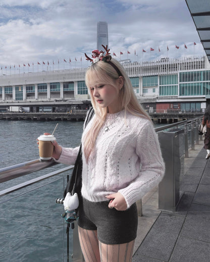 【韓妹人人必有❄️冬天必買打底】 強烈推薦包色！Warm Up抓絨打底高腰針織短褲