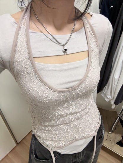 Divine Cross Tie Mochi Top