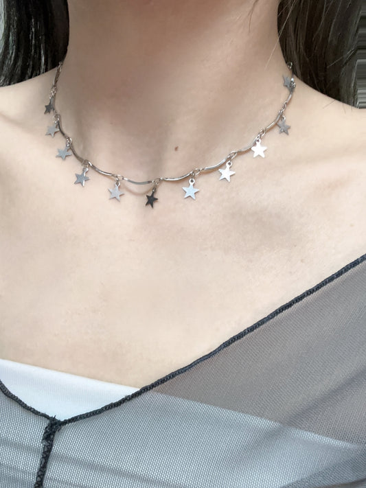 Starlight Glow Sliver Chocker