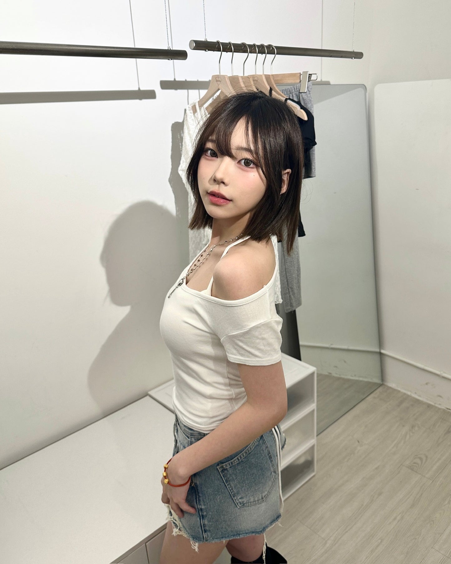 【極修身顯腰 2 ways穿法｜日常＋Gym百搭必入】Refined 後綁結修腰圓領彈力柔軟短袖T-Shirt
