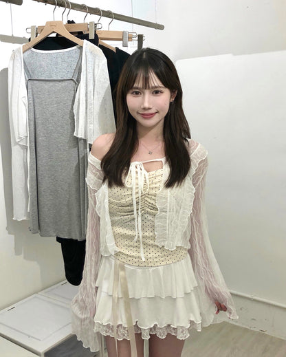 【2026波點風穿搭Must Have｜ 約會打卡必備單品】Cuddly Mermaid 波點心型抺胸Bra Top