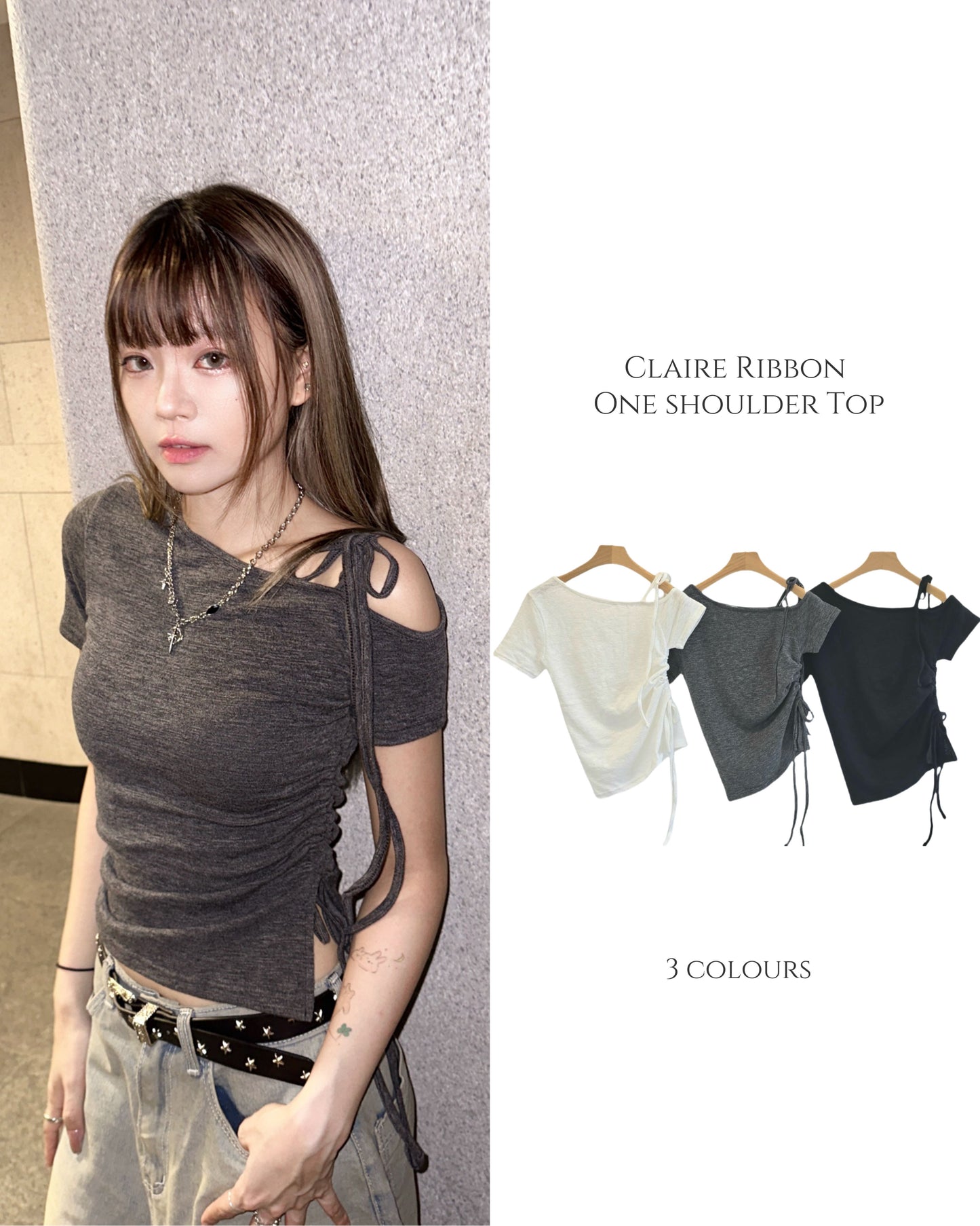 Claire One Shoulder Top