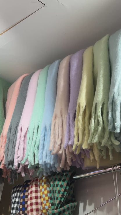 Softy Pastel Warm Muffler